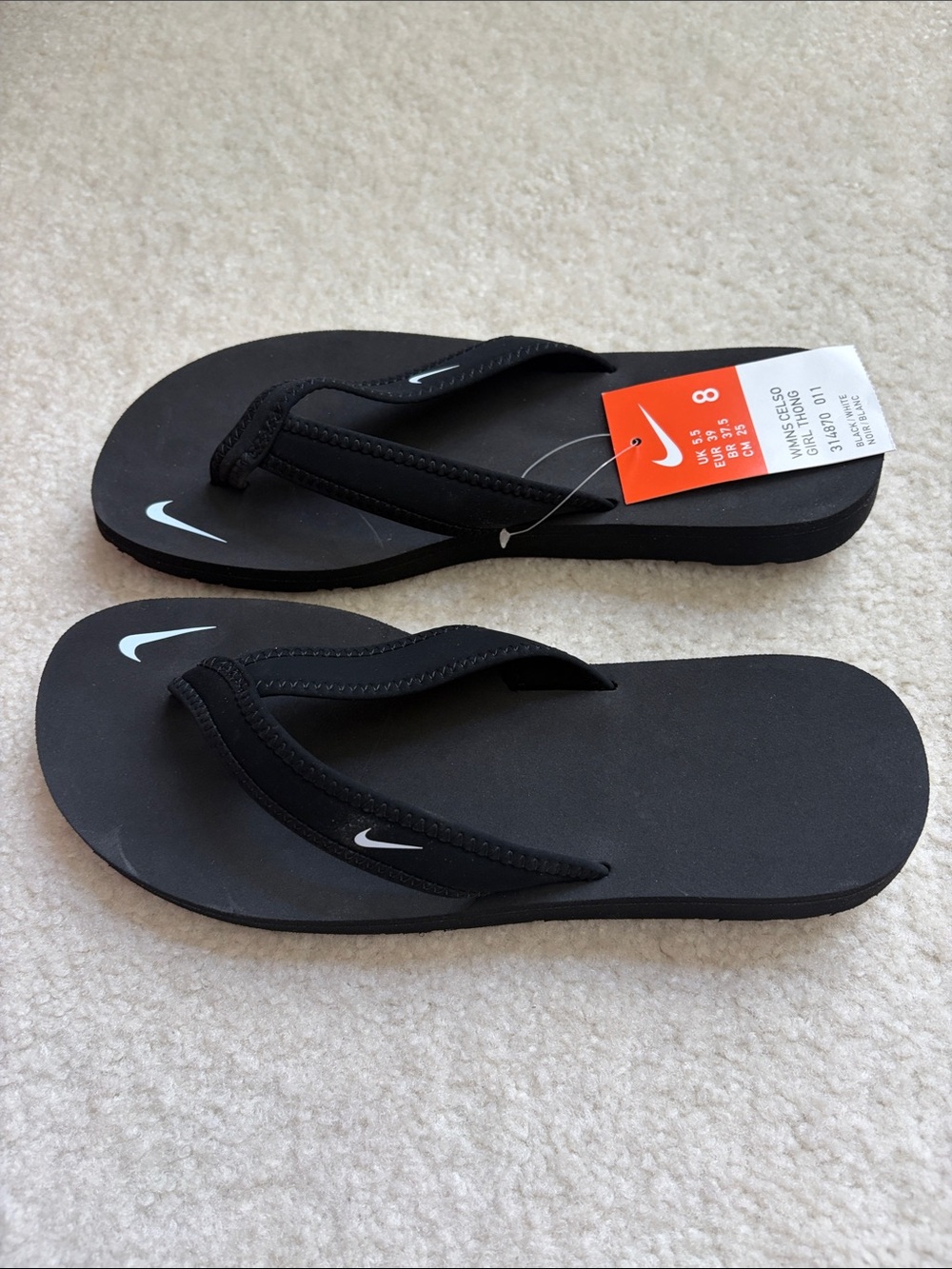Ladies Nike Celso Girl Thong Flip-Flops - Picture 5 of 8